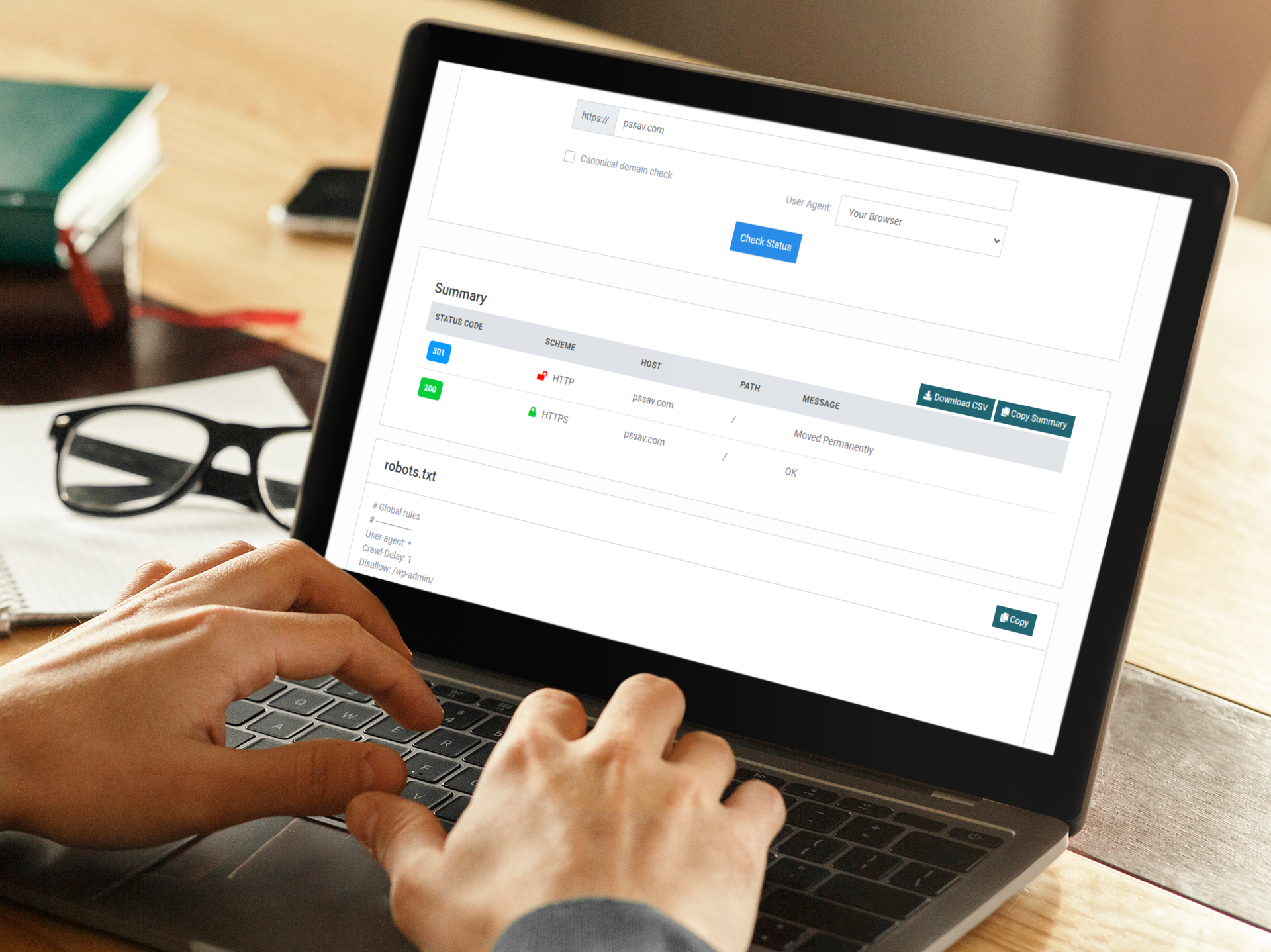seogeek Robot.txt tool